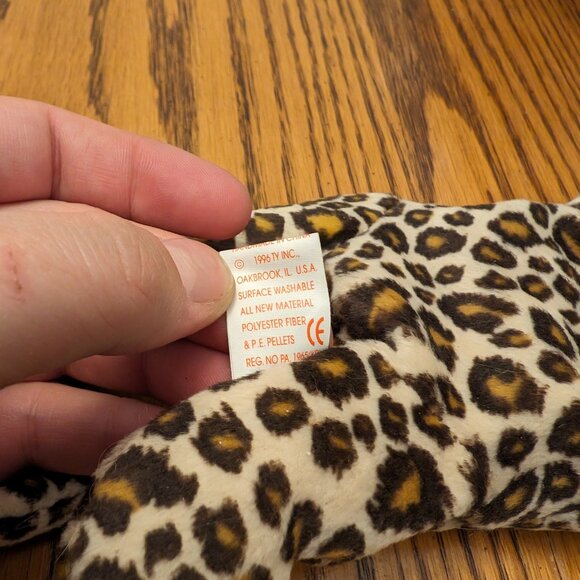 1996 Freckles The Leopard | Ty Beanie Baby - Picture 4 of 7